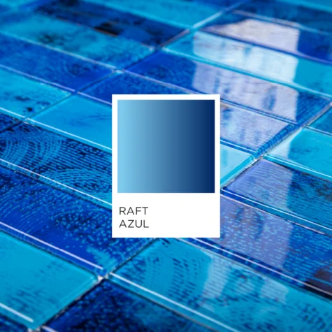 Producto PENTAGLÁS RAFT AZUL vidrio para piletas