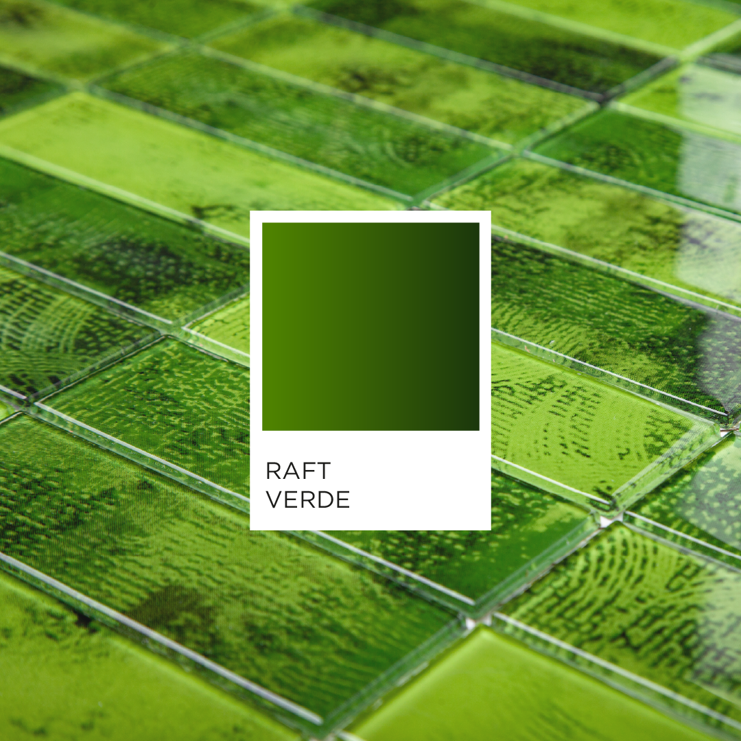 Producto PENTAGLÁS RAFT VERDE vidrio para piletas