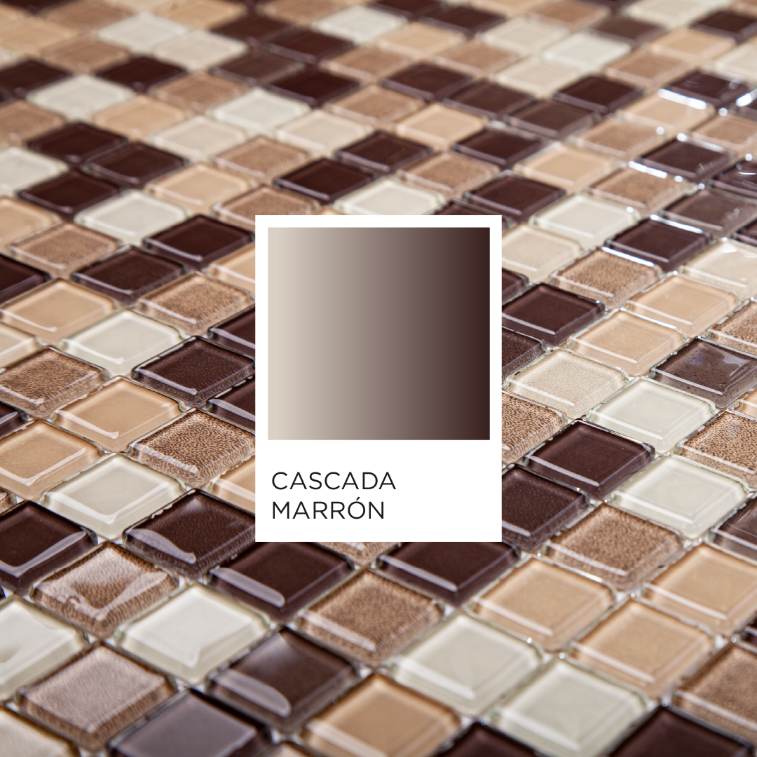 Producto PENTAGLÁS CASCADA MARRÓN vidrio para piletas