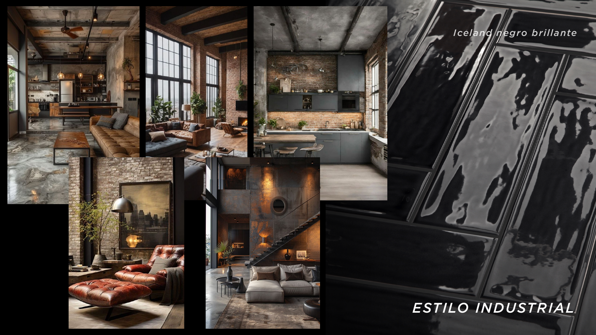 industrial estilos de decoración y arquitectura