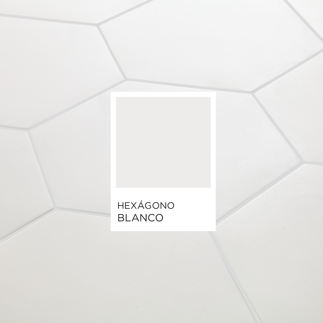 PISOS hexagono blanco